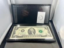 2003 UNC $2.00 Federal Reserve note