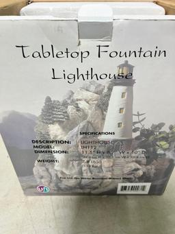 Fountain Lighthouse 12" x 8" x 10"