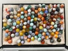 Jabo Marbles in frame 130 + count misc. older than 2007 manufacture