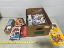 Hockey Large Lot box w/ misc. including SLUs and wax that looks to have been opened