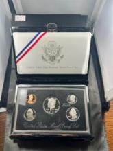 1998-S Premier Silver Proof set in display case