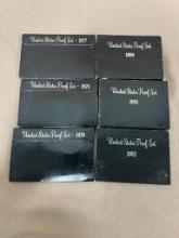 1977, 1978, 1979, 1980, 1981 and 1982 US Proof Sets, SELLS TIMES THE MONEY