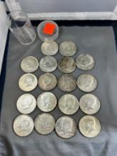 18- 40% Silver Kennedy Half Dollars, SELLS TIMES THE MONEY