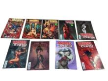 9- Asst. Vampirella Comic Books, Vs Dracula 1-6, and Vs Hemorrhage 1-3