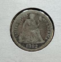 1882 Seated Liberty Dime