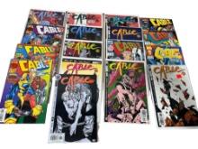 17- Cable Comic Books including some early issues