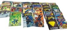 20+ Superman and related DC comics, plus a Batman Comic