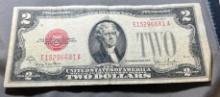 1928G Red Seal $2.00 United States Banknote