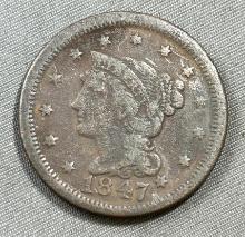 1847 Liberty Head Large Cent