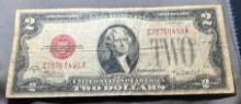 1928D Red Seal $2.00 United States Banknote