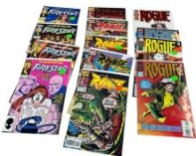 13- Marvel comics, Rogue 1-4, Ravage 2099 11,12,14,17,18 and Firestae Limited Series 1-4