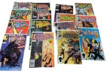 15- The New Mutants comic books, 1st appearance of Warlock, Warpath Hellions, Legion