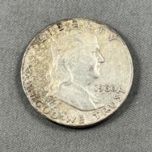 1960 Franklin Half Dollar, 90% Silver