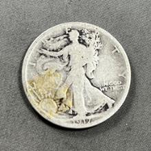 1917-S US Walking Liberty Half Dollar, 90% Silver