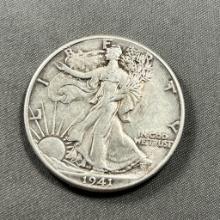 1941 US Walking Liberty Half Dollar, 90% Silver