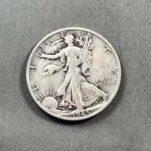 1945-S US Walking Liberty Half Dollar, 90% Silver