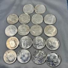 18- 40% Silver Kennedy Half Dollars, SELLS TIMES THE MONEY