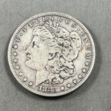 1883 Morgan Silver Dollar, 90% silver