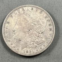 1921-D Morgan Silver Dollar, 90% silver