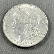 1921 Morgan Silver Dollar, 90% silver