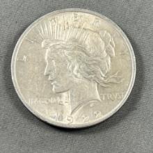 1922 Peace Silver Dollar, 90% silver