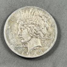 1923 Peace Silver Dollar, 90% silver