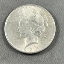 1925 Peace Silver Dollar, 90% silver