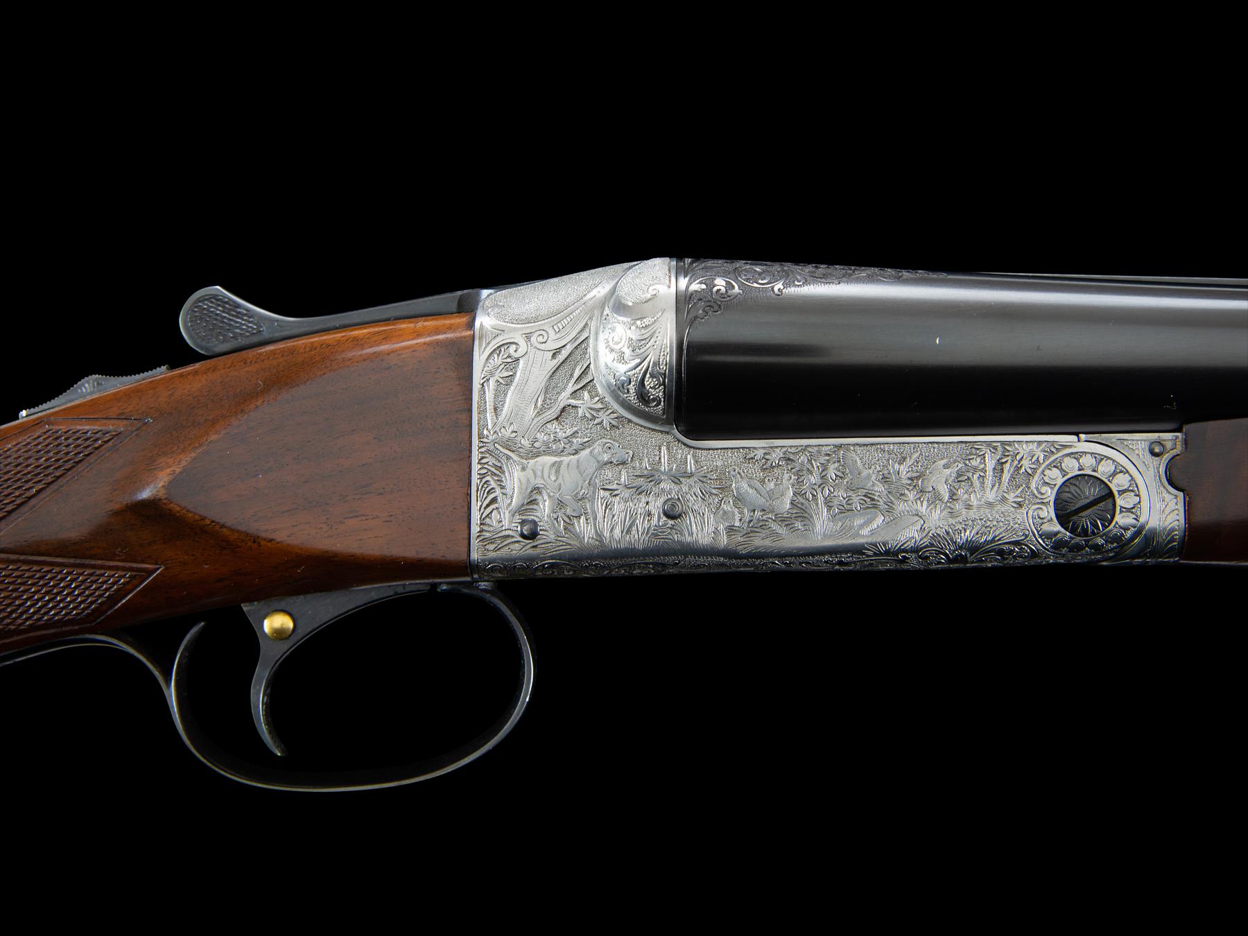 IMPORTANT WINCHESTER MODEL 21 SKEET GRADE 12 GAUGE SHOTGUN PRESENTED TO HUGHSTON M. McBAIN- PRESIDEN