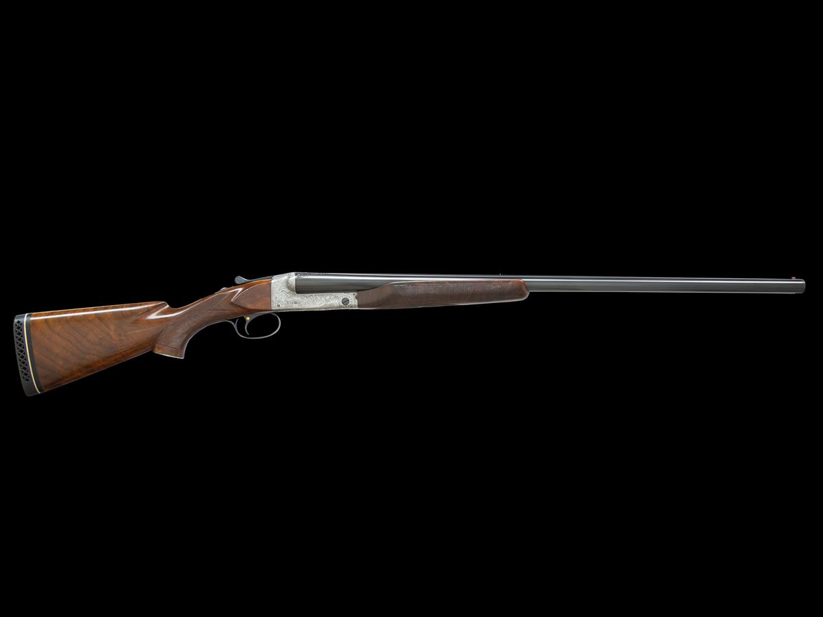 IMPORTANT WINCHESTER MODEL 21 SKEET GRADE 12 GAUGE SHOTGUN PRESENTED TO HUGHSTON M. McBAIN- PRESIDEN