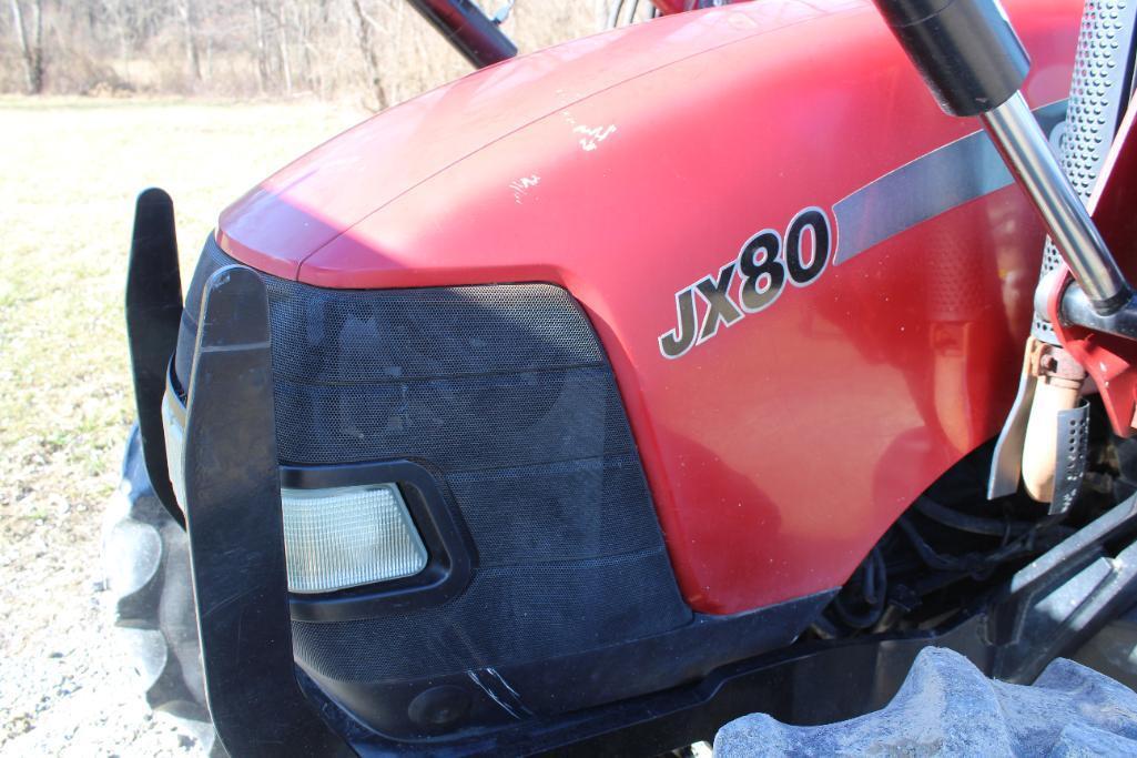 2007 Case IH JX80 MFWD tractor