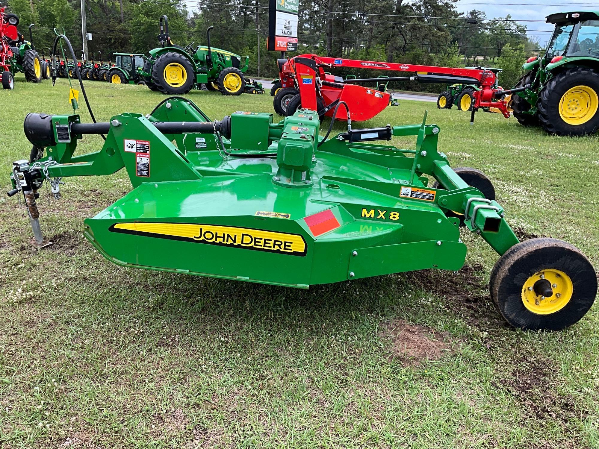 2021 John Deere MX8 rotary cutter