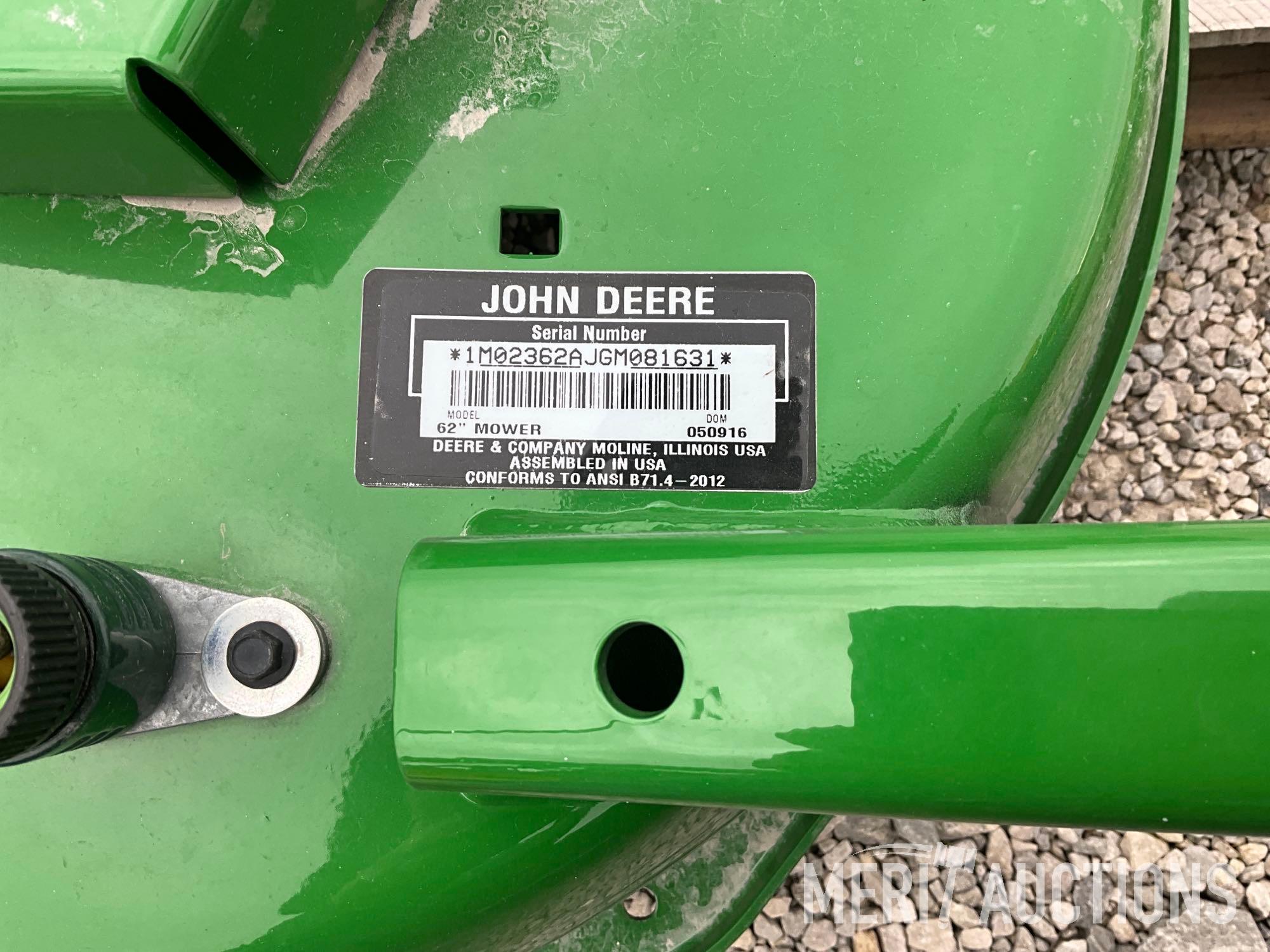 2016 John Deere 62D