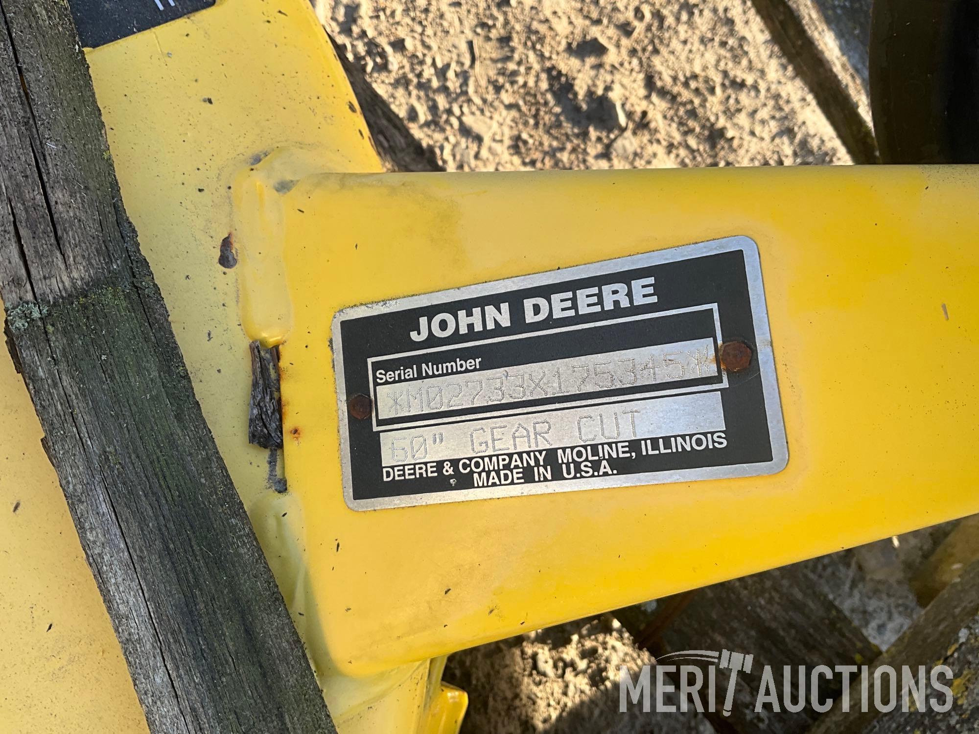 2000 John Deere 60in. Mid-Mount Deck