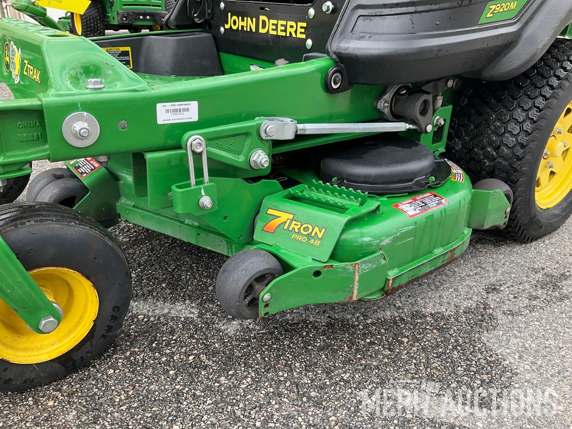 2022 John Deere Z920M