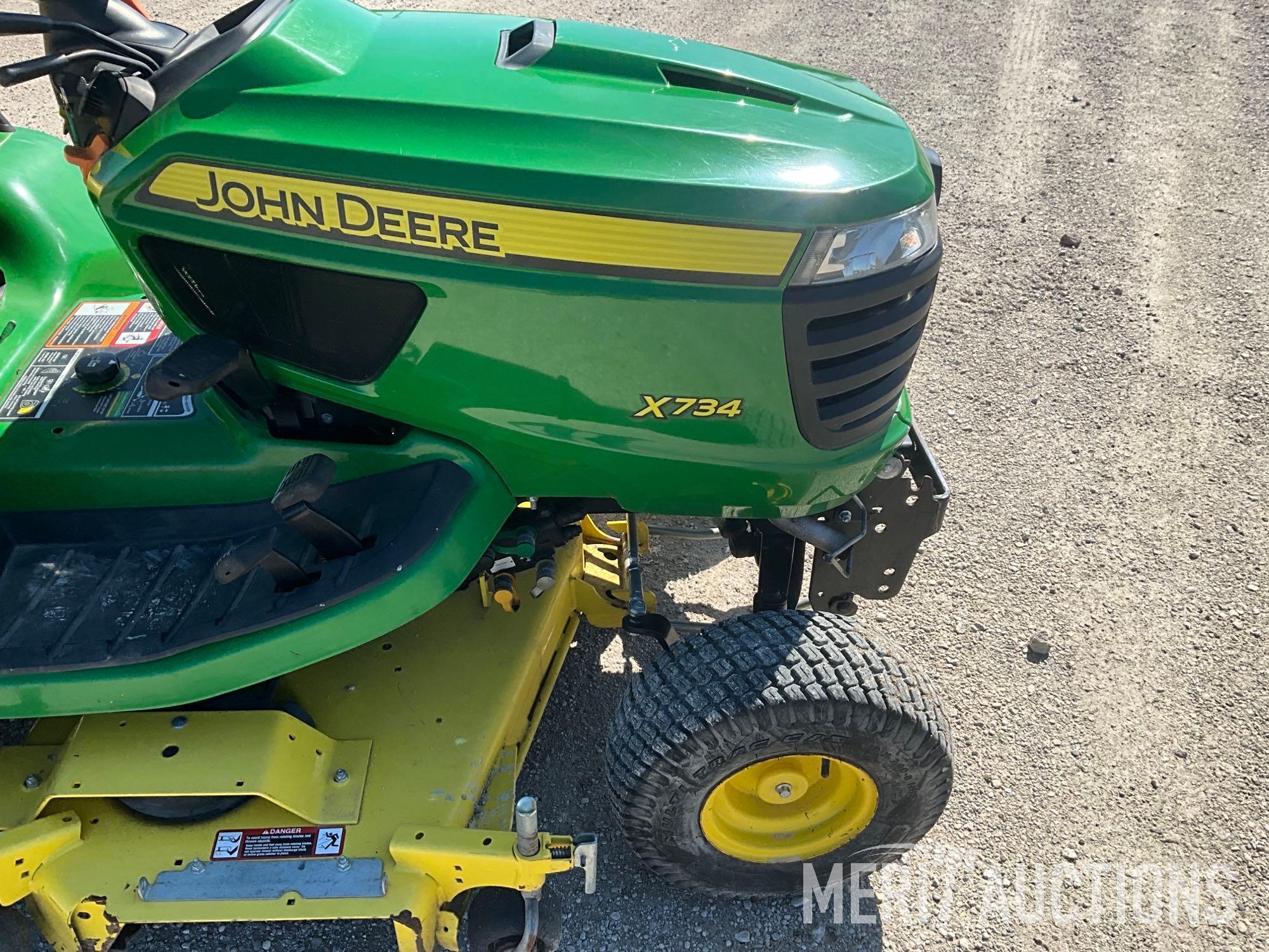 2018 John Deere X734