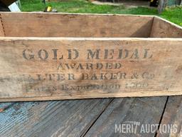 Gold Medal wooden box