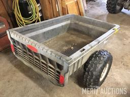 Trail Tracker poly lawn cart