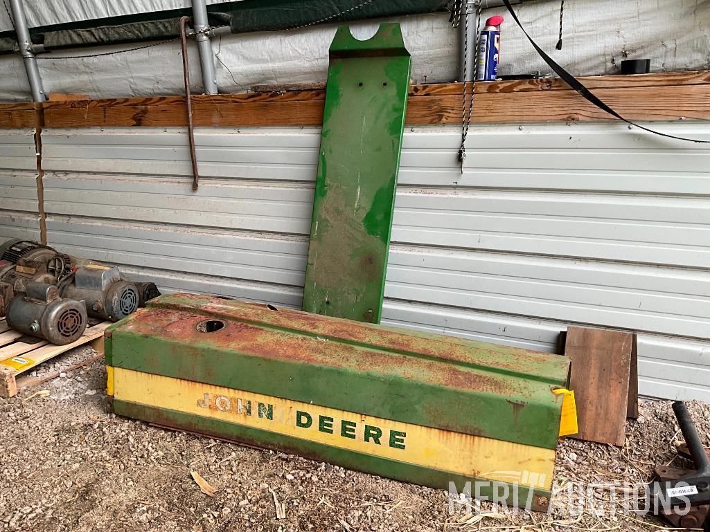 John Deere tractor hood, top & bottom