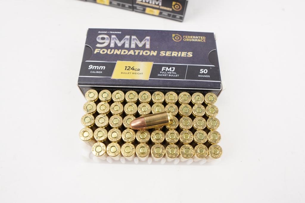 Federated Ordnance 500 Rounds 9mm 124 Gr