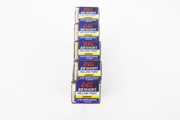 CCI 500 Rounds 22 Short HP