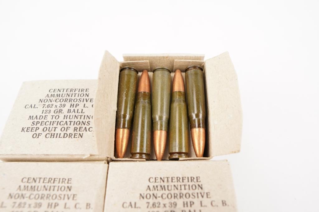 AMMO 120 Rounds 7.62x39 HP