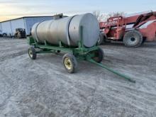 1000 gallon Stainless Steel water trailer