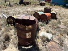 LOT OF 55 GALLON BARRELS