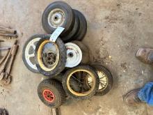 LOT OF YARD TIRES