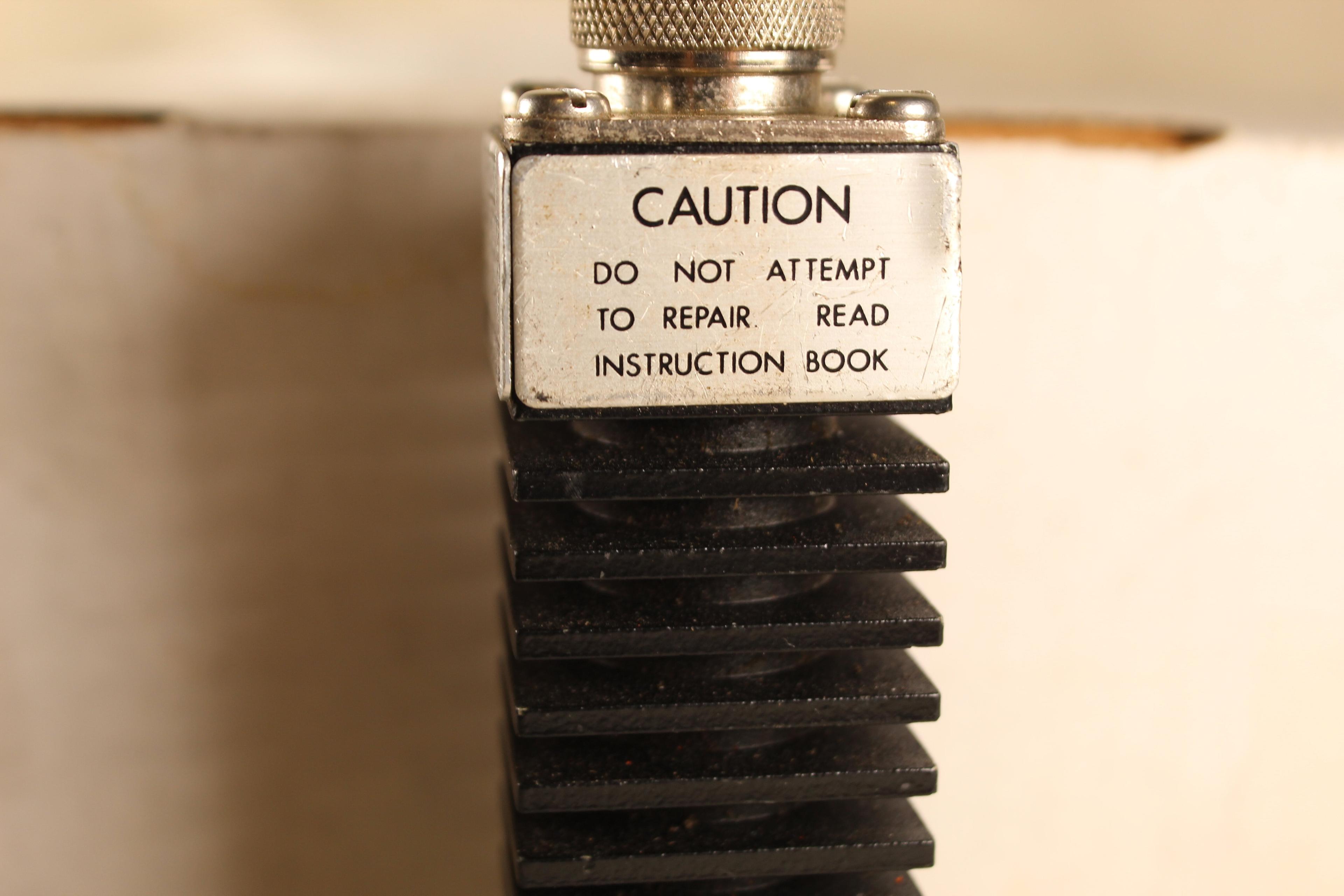 Termaline Coaxial Resistor Model 8080