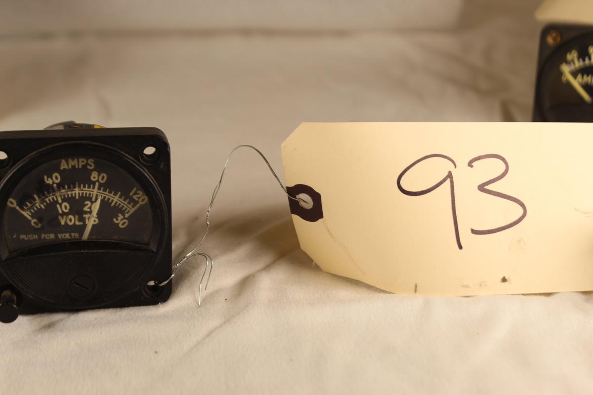 Vintage Volt-Ammeter DC PN 8DW53BAC216