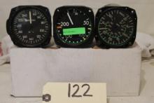 Lot Of 3 Macleod/aerosonic/canadian Aircraft Airspeed Indicator Pn 20025-21118