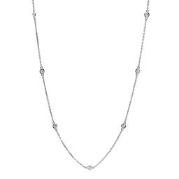 18K WHITE GOLD 1.25CT DIAMOND NECKLACE