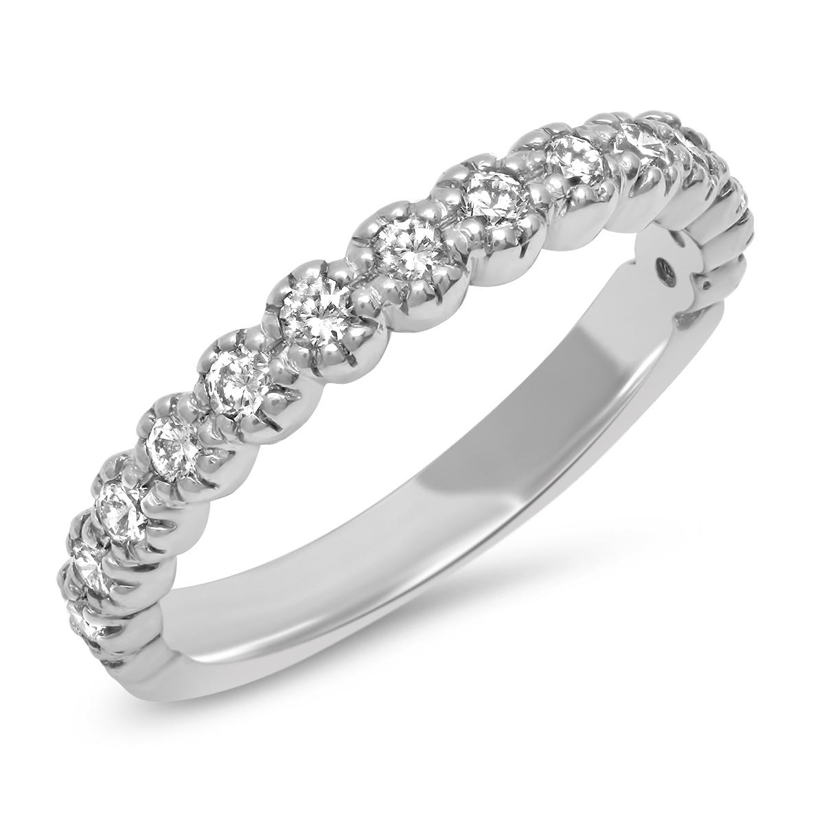 14K WHITE GOLD 0.70CT DIAMOND RING