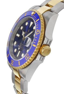 ROLEX  SUBMARINER TWO TONE BLUE DIAL